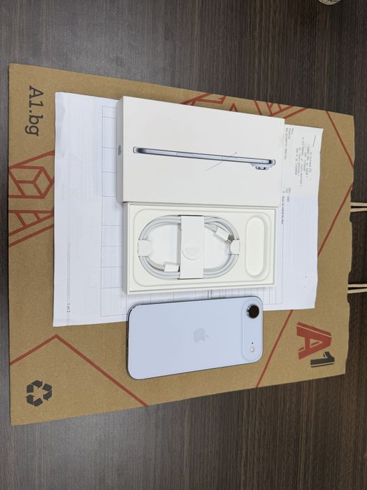 КАТО НОВ 256GB iPhone 17 Air Гаранция A1 2028г. Blue