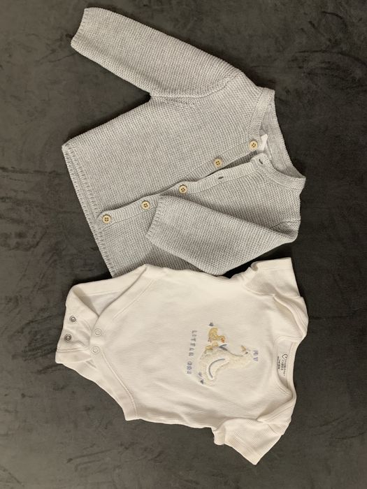 Cardigan + body , primark