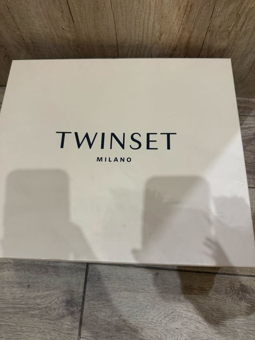 Боти от естествена кожа Twinset