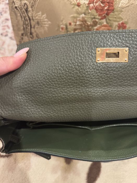 Сумка телячья бу