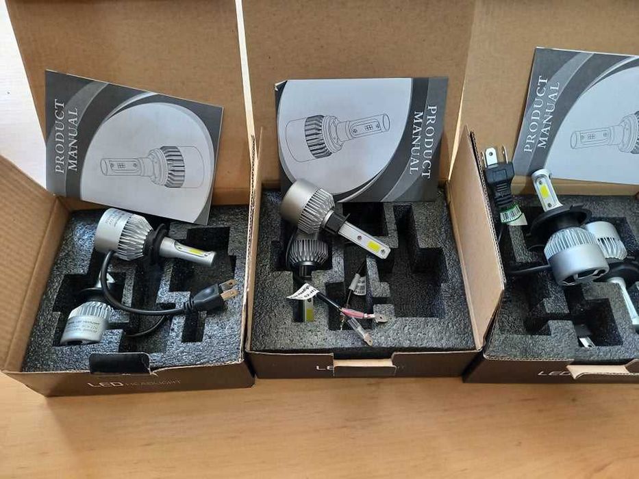 16 000 lm! Лед (LED) крушки за фарове H1, H4, H7, HB1, Н1, Н4, Н7, НВ1