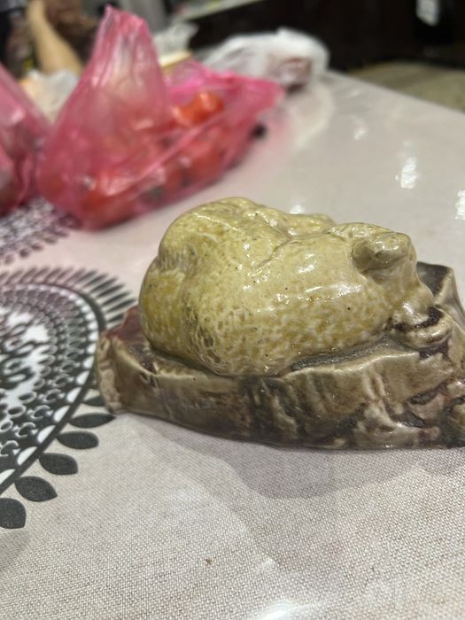 Мишка на льдине майолика