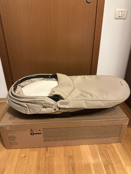 Landou Cybex Balios S Lux — Almond Beige, ca nou, cu cutie