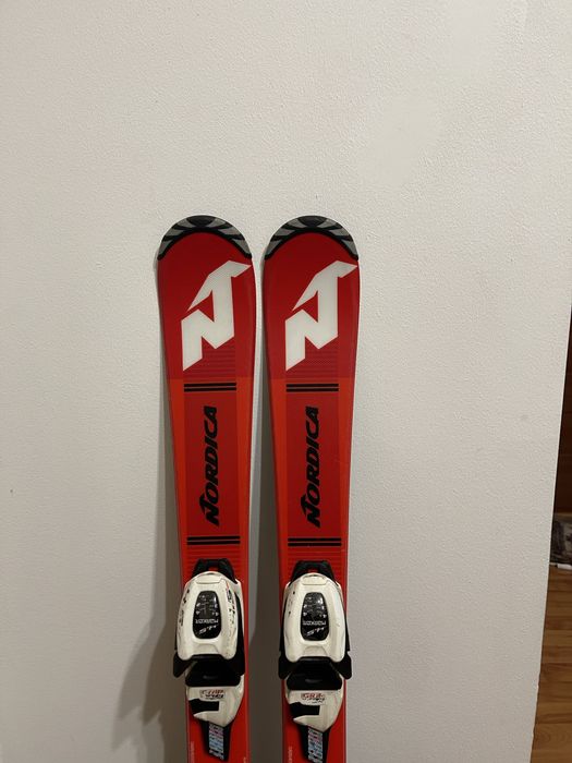 Schiuri copii 100 cm nordica cu clapari set