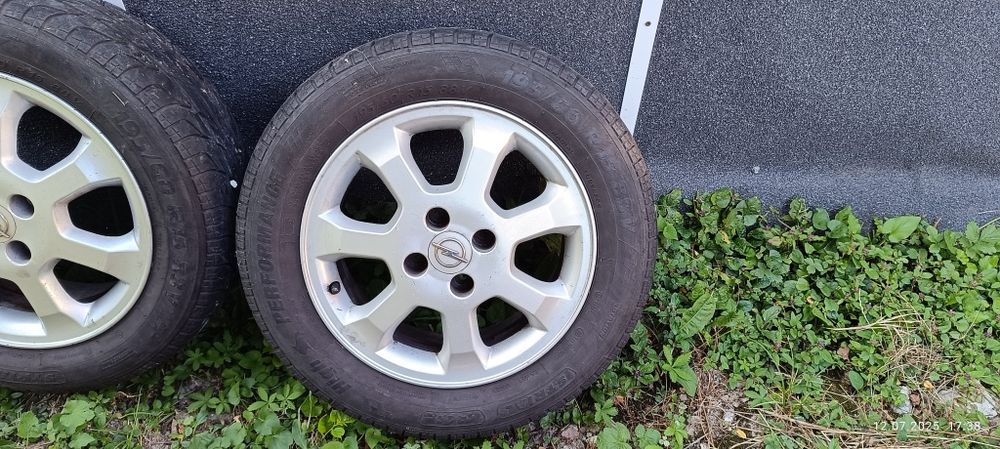 Jante aliaj R15 Opel cu cauciucuri