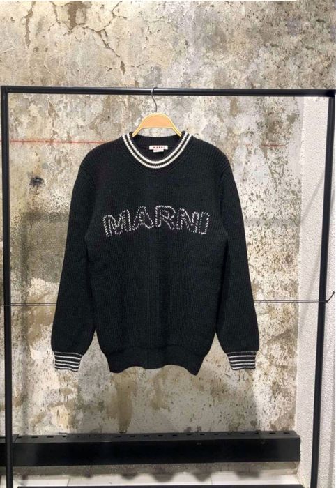 Bluza neagra Marni casmir si lana premium