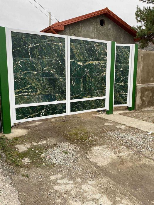 Въездные ворота ALUTECH (пр.Беларусь)