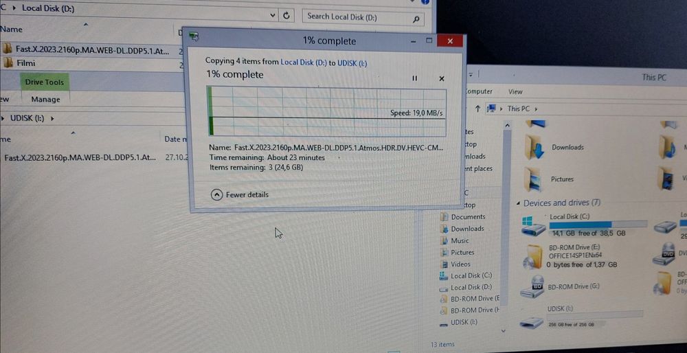 USB Flash Drive for PC 256 GB капацитет