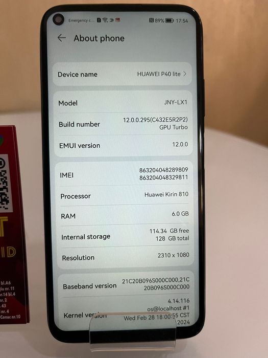Huawei P40 Lite 128gb Amanet BKG
