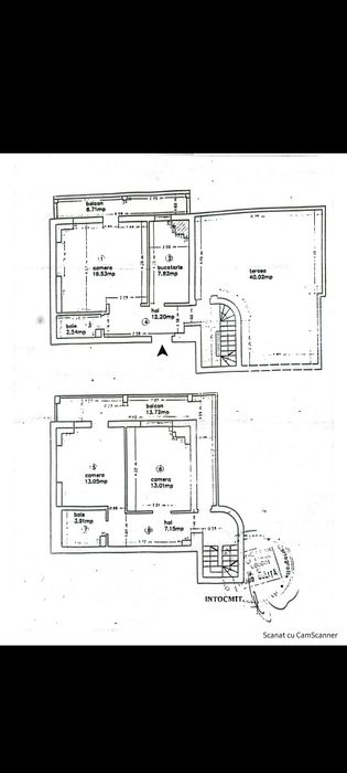 Apartament Penthouse  4 camere 150 mp utili , CUG