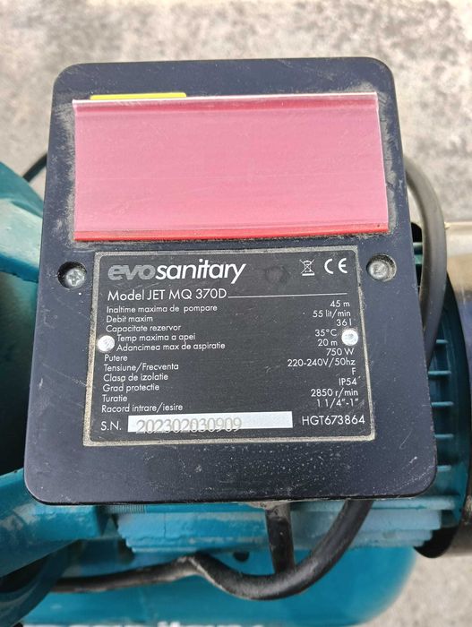 Hidrofor cu ejector JET MQ 370D