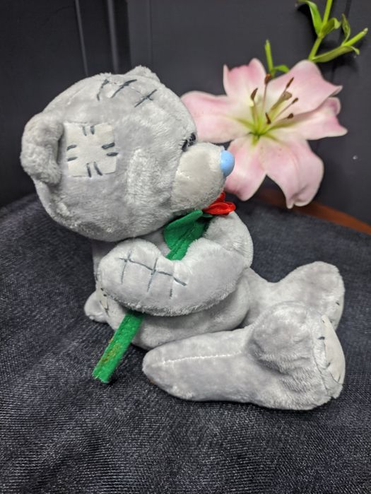 Мишка Тедди с розочкой