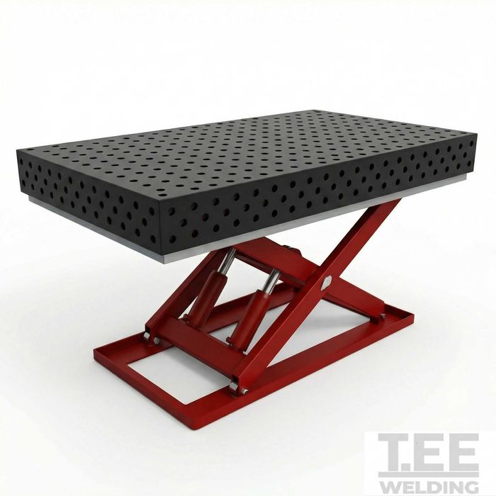 Заваръчна маса ProWeld 2400×1200х15 мм - хидравлична повдигаща система