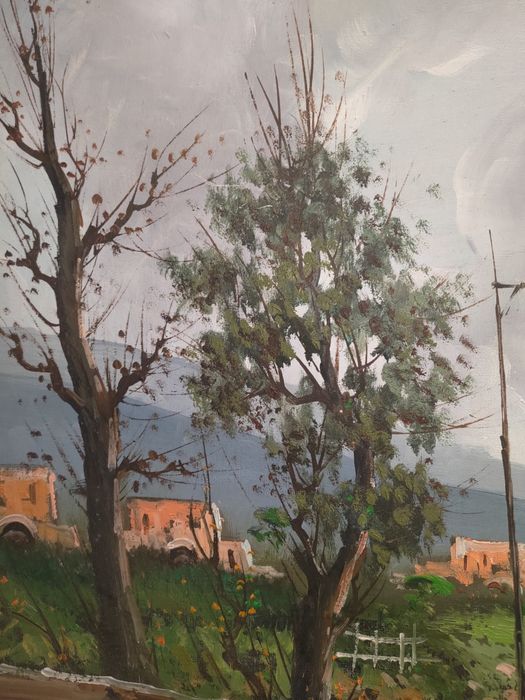 Tablou original italian, G. Botta, ulei pe pânză, cu certificat