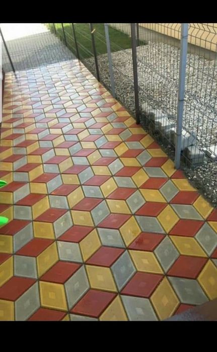 Producător pavaje si pavele din beton aditivat - Model 3D(2/3 culori)