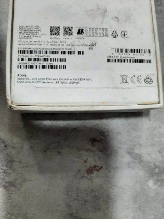 IPhone 15 Plus Pink , 128GB , 85%