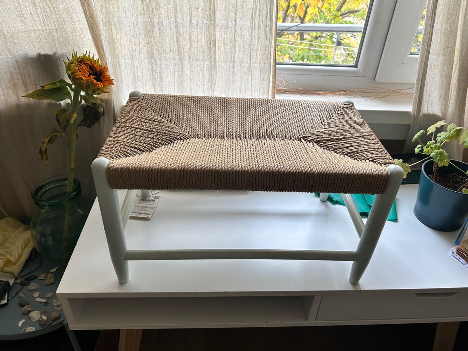 ZARA HOME малка пейка-поставка-столче