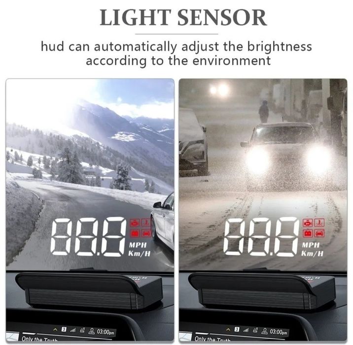 Head up display auto universal usb