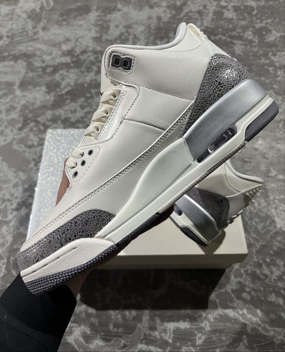 Air Jordan 3 Retro Sail Cement Grey (Women’s)