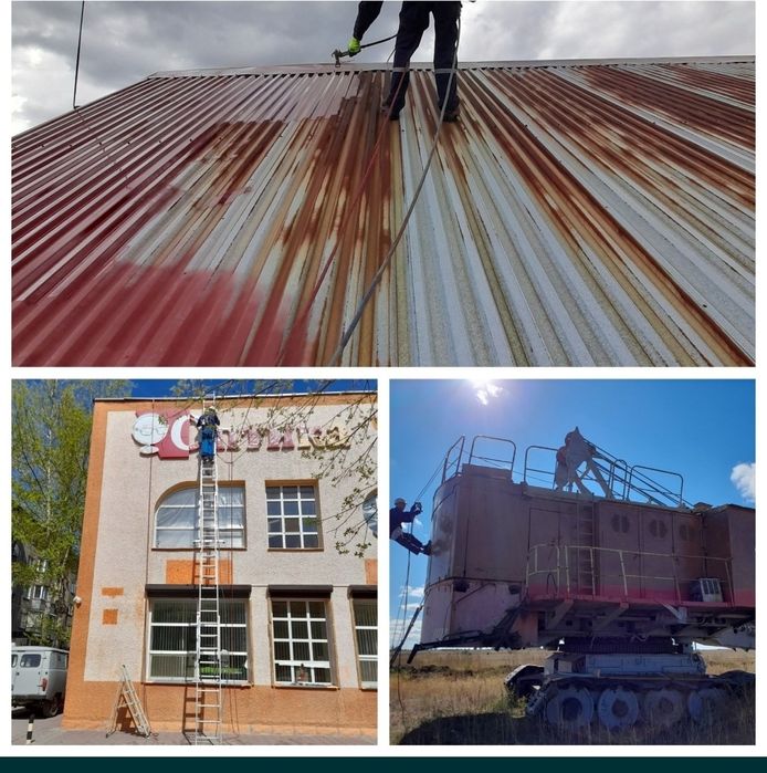 Покраска безвоздушным аппаратом