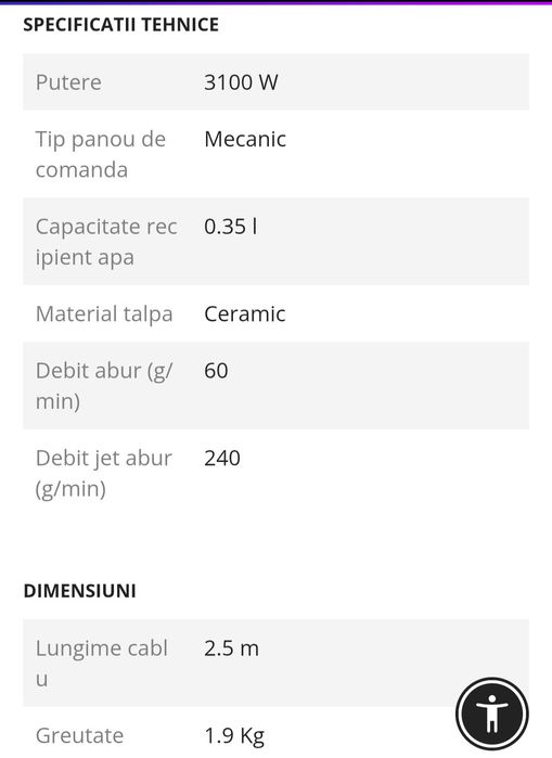 Fier/stație de călcat