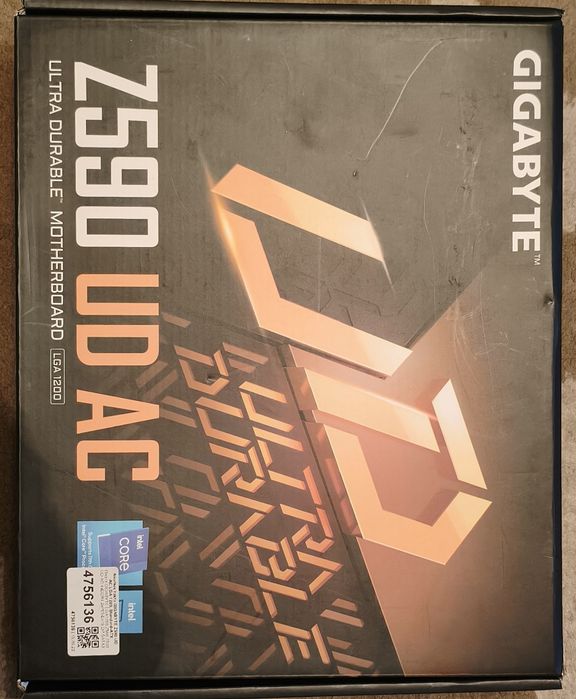 i9 11900k + gigabyte z590 ud ac