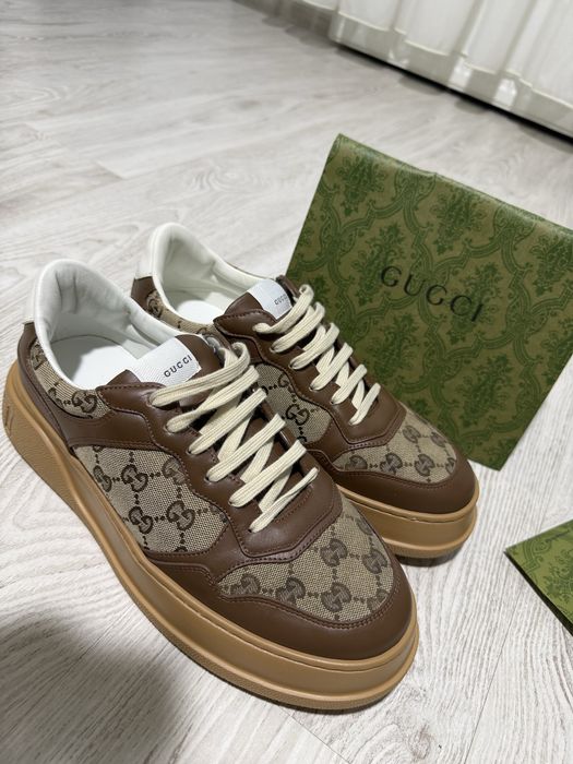 Adidasi gucci leather barbati