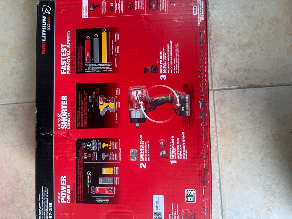 Гайковърт МИЛУОКИ Impact wrench MILWAUKEE 1/2