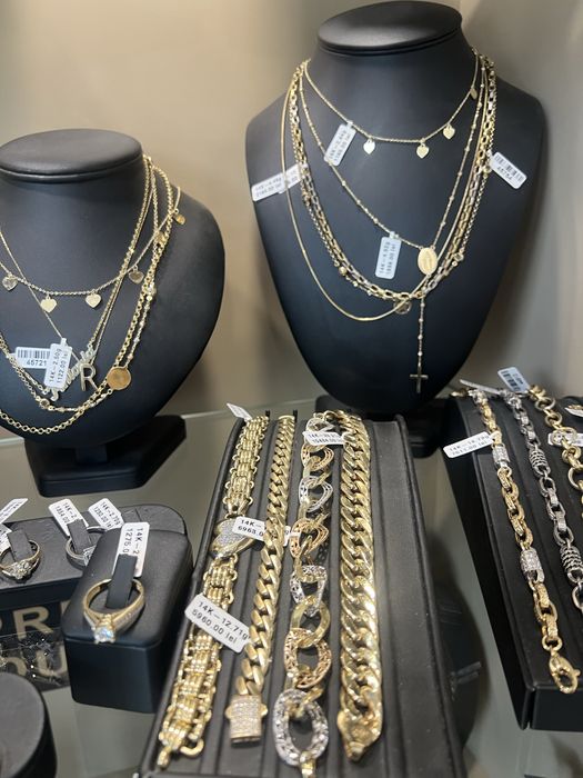 Bijuterii aur 14k 18k 585 750 lant bratara cercei  inel dama, barbat colier