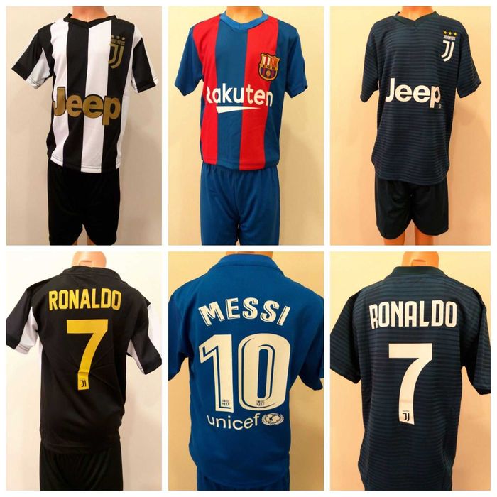 Детски къси футболни екипи 12 модела