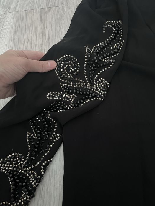 Абайка черная с замком