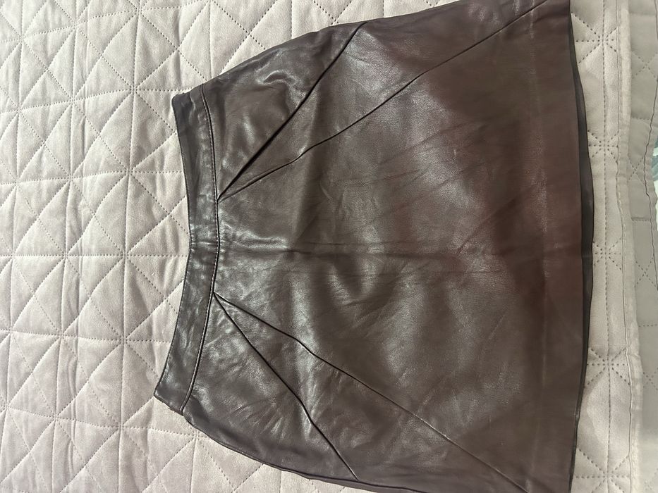 Кожена къса поличка Pull&Bear