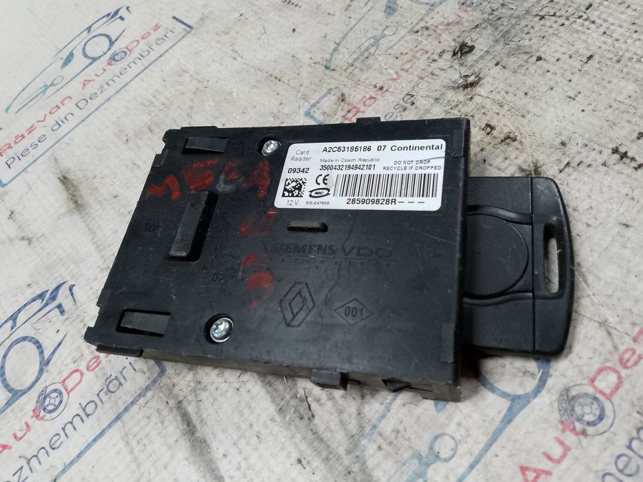 contact plus cartela  renault megane 3 2013