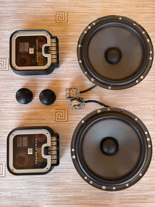 Linie audio auto JBL completa - GTO 601.1 + GTO 75.4 + P1222 + P6560C + P6562