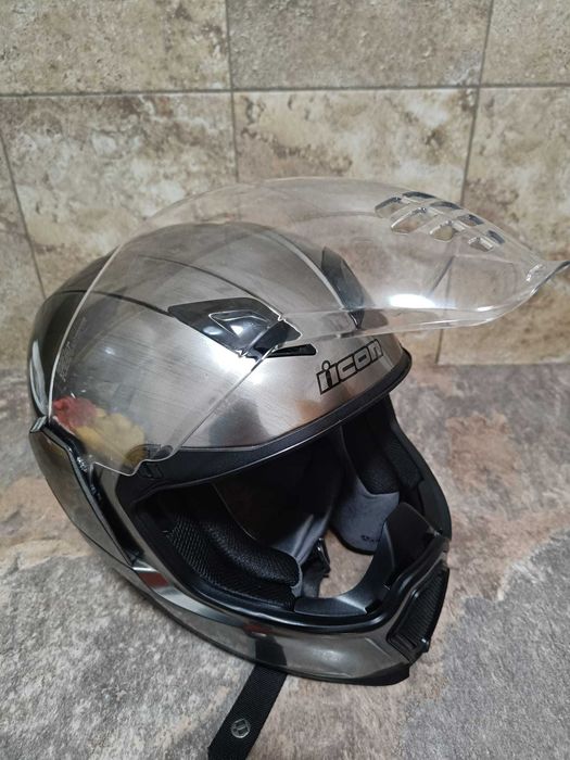 Casca moto Icon Airflite Quicksilver masura L impecabila