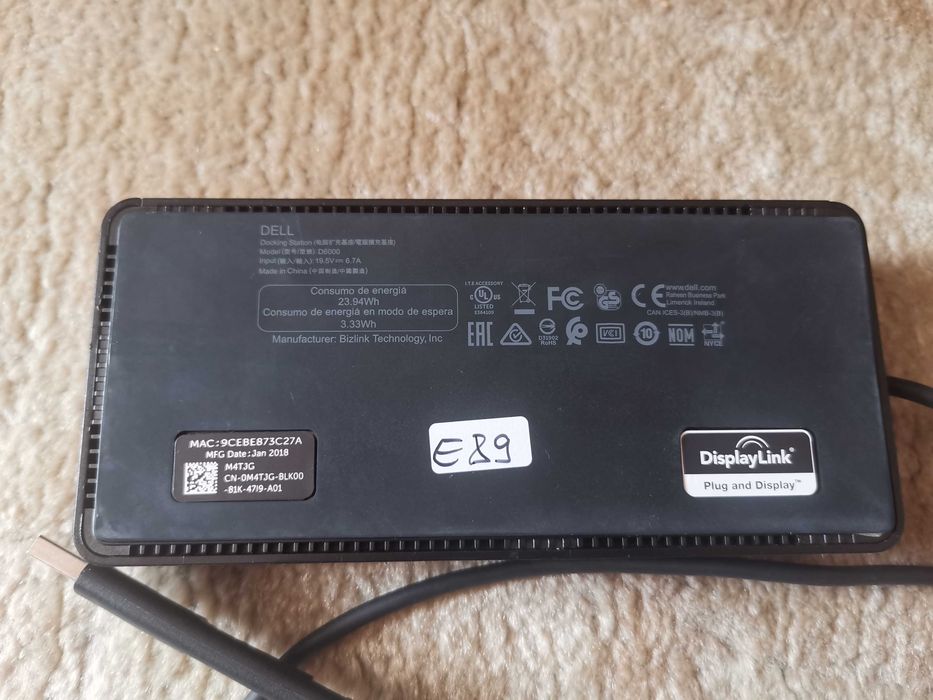 Dell Docking Station Docking Station D6000 Universal incarcator 130w