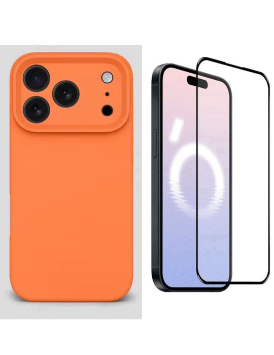 Iphone 17 17 AIR 17 PRO 17 PRO MAX Husa Soft Touch + Folie Sticla Esd