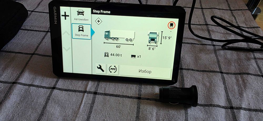 Навигация за камион Garmin Dezl 710 7 инча най-новите карти за цяла Европа и Турция
