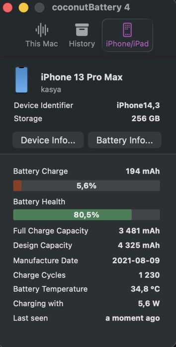 iPhone 13 Pro Max 256
