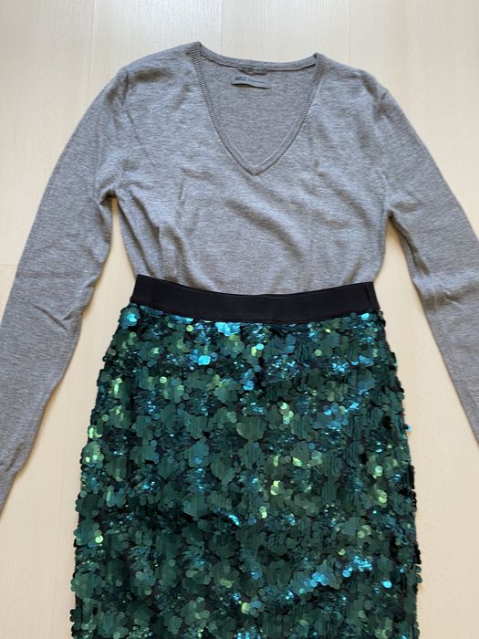 Pulover Rifle cu lână și cașmir, măsura M