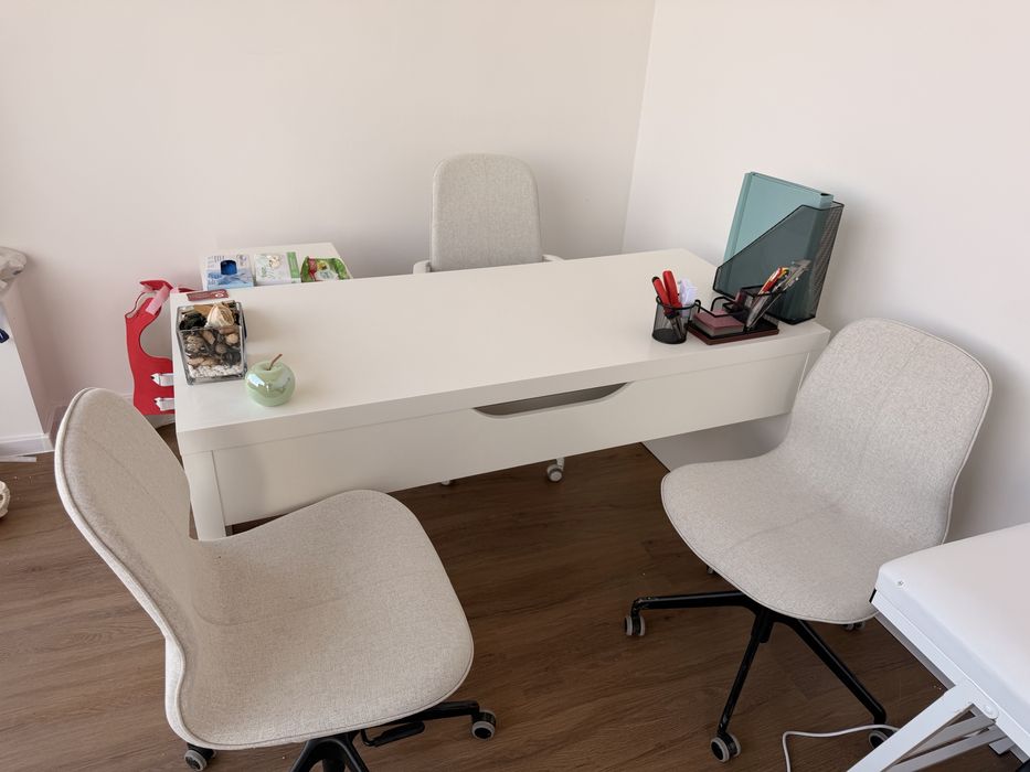 Офис комплект – бюро 150 см + 3 стола