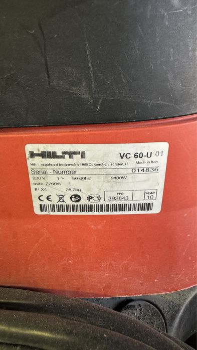 Строительный пылесос HILTI VC 60-U
