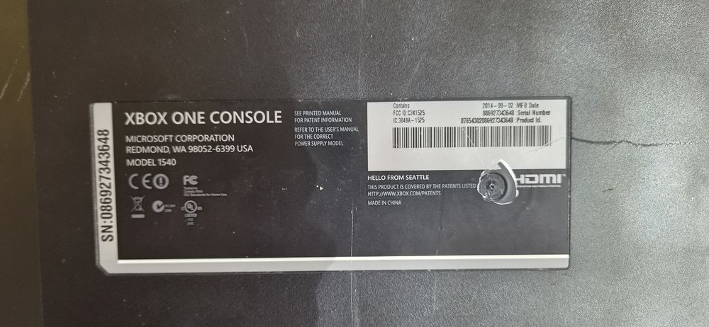 Xbox One 500GB Без контролер