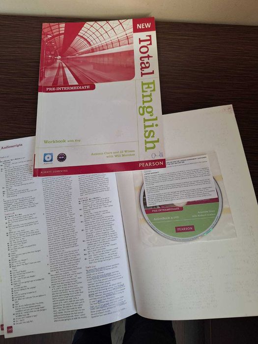 Учебник и учебна тетрадка, Английски език,ниво Pre-Intermediate, А2-В1