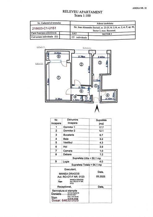 vanzare apartament 2 camere auchan titan propietar