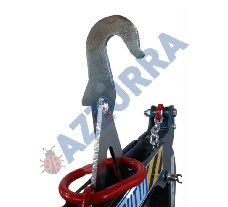 CLESTE borduri 1000 kg ridicare cu stivuitor macara falci reglabile