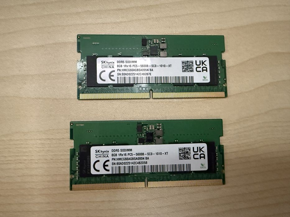 Memorii PC 2x8GB DDR5 SK Hynix 4800MHz CL40 Bucuresti Sectorul 2 • OLX.ro