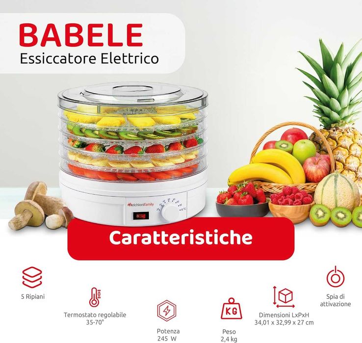 Дехидратор Melchioni Family Babele (4823800) на 5 нива