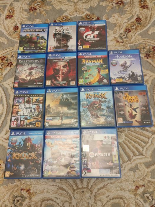 Игры на дисках для PS4