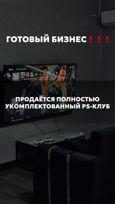 Действующий бизнес PlayStation клуб,PS клуб